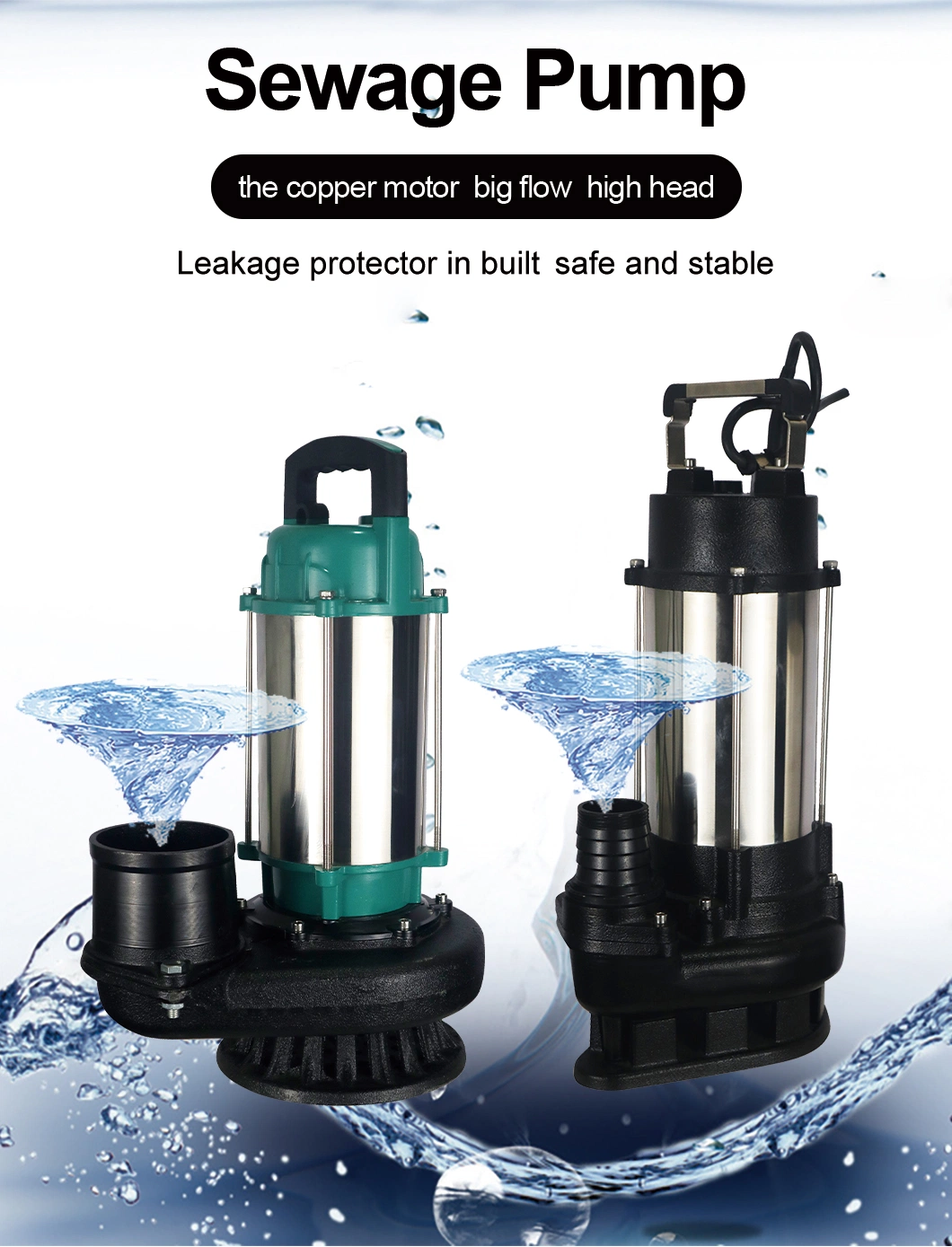 Sewage Electric Macerator Toilet Pump