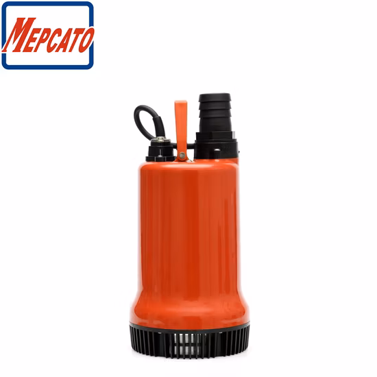 400W Large Flow Utility Non-Clogging Sea Water Supply Fish Farm Fishponds Circulation Plastic Centrifugal Submersible Water Pump with Float Switch