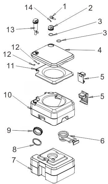 Seaflo 20L RV Toilet Portable RV Cassette Caravan RV Toilet Camping Boating Marine Camper Portable Travel Toilet