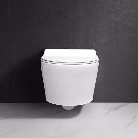 Wc Sanitari Sospesi Attrezzatura Lavanderia Moderna in Ceramica Toilette Comò Maceratore