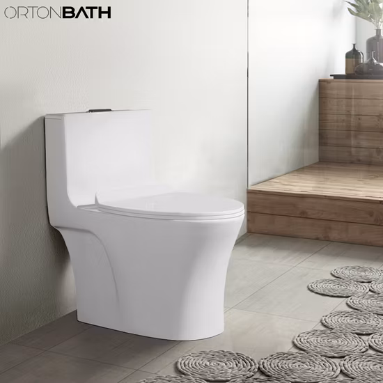 Ortonbath WC americano moderno di alto livello Sanitari economici WC in ceramica Comò Siphonic S